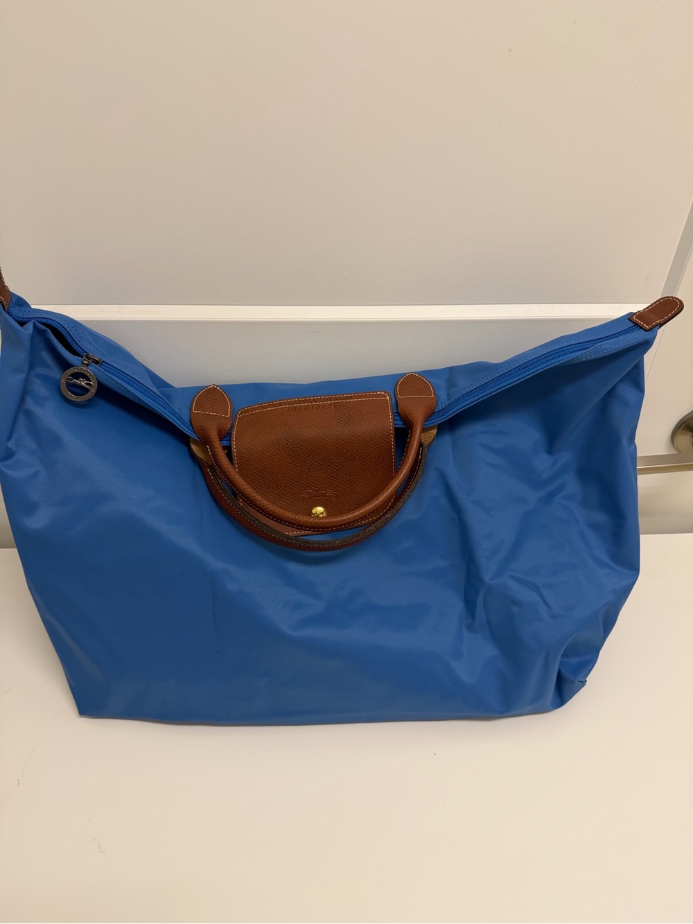 Longchamp Large Le Pliage Canvas Travel Bag - Picture 4 of 10